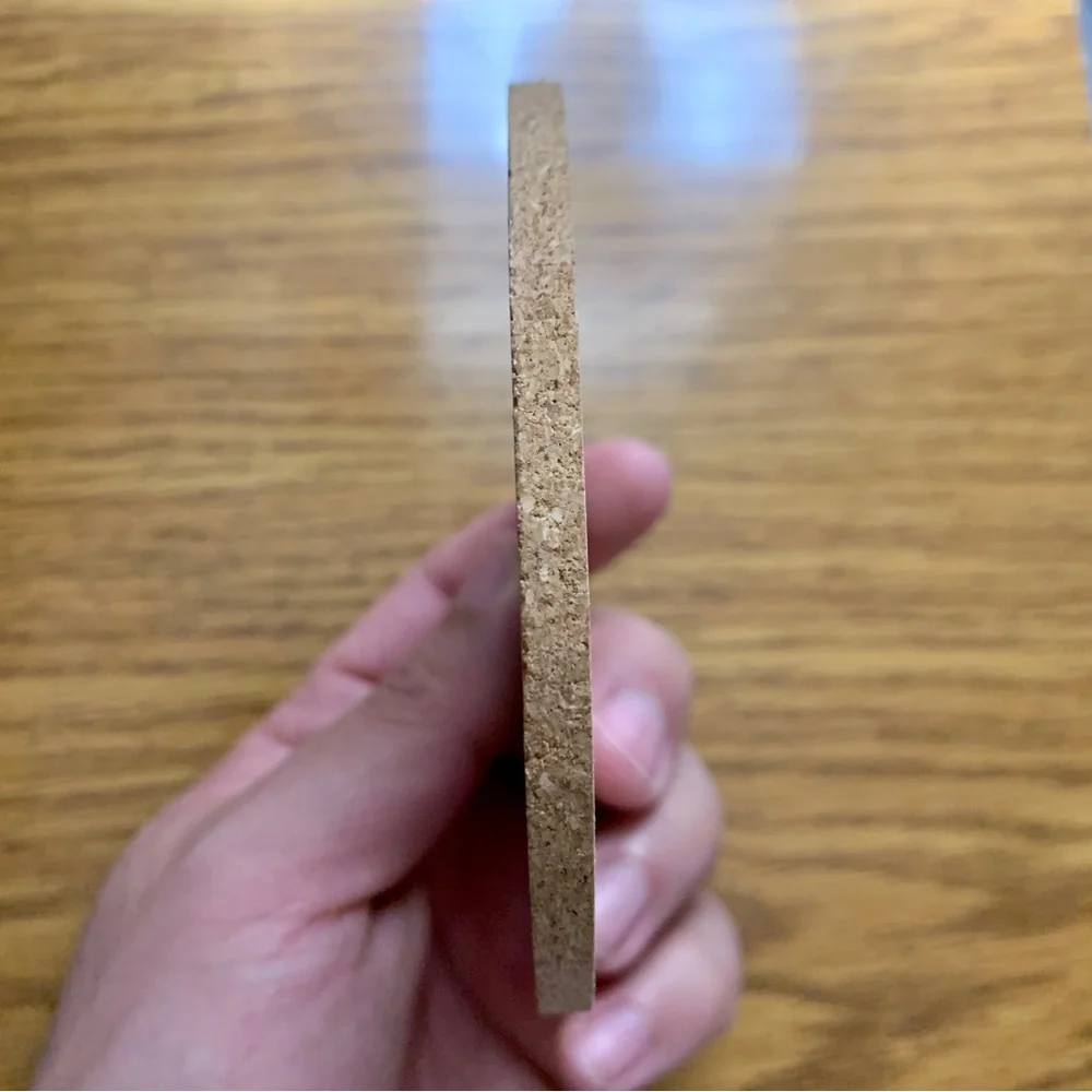 Luigi Laser Engraved Cork Coaster
